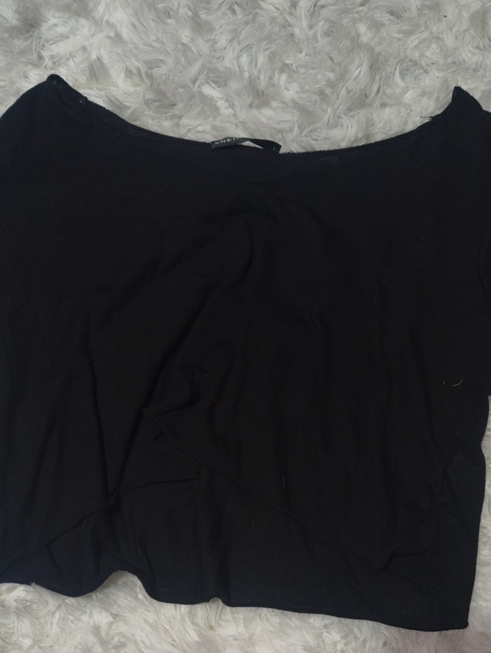 Shein V Neck Crop Top Medium